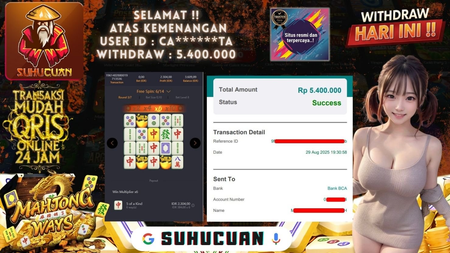 SUHUCUAN JACKPOT SLOT MAHJONG WAYS